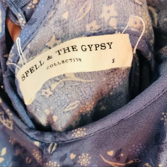 Spell & The Gypsy Celestial Mini Dress in Blue - Picture 12 of 16